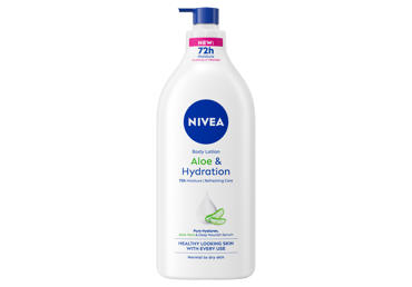 Kūno losjonas normaliai ir sausai odai NIVEA Aloe & Hydration, 625 ml