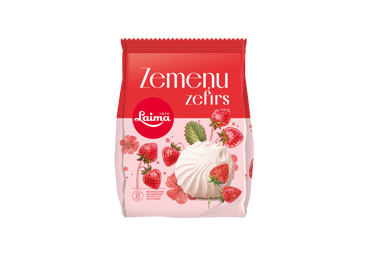 Marshmallow LAIMA, strawberry flavor, 200 g
