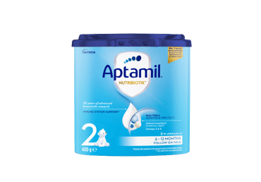 Tolimesnio maitinimo pieno mišinys kūdikiams APTAMIL2 (nuo 6 mėn.), 400 g