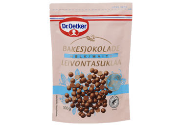 Молочные шоколадные кусочки DR. OETKER для выпечки, 100 г