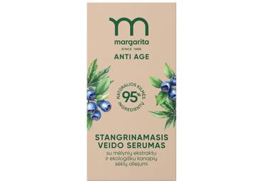 MARGARITA ANTI AGE stangrinamasis veido serumas, 30 ml