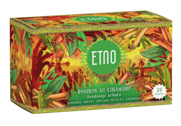 Красный чай ETNO с корицей, 20 шт.