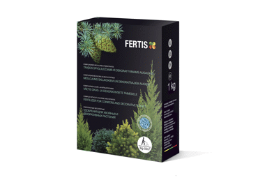 Trąšos Spygliuočiams ir dekoratyviniams augalams FERTIS, 1kg
