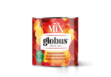 Daržovių mišinys GLOBUS su aitr. paprikų padažu, 400 g