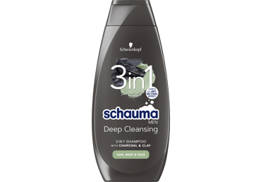 Vyriškas plaukų šampūnas SCHAUMA 3IN1, 400 ml