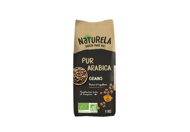 Organic Roasted Coffee Beans NATURELA, 1 kg