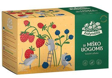 Fruit tea for children ŽOLYNĖLIS with forest berries, 40 g