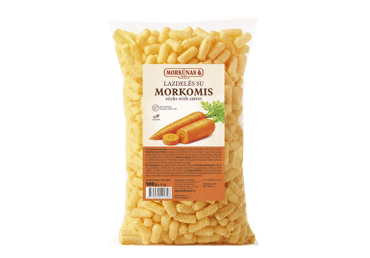 Sticks with carrots MORKŪNAS, 100 g