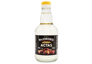 BAJORIŠKIŲ obuolių actas, 6%, 400 ml