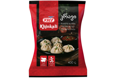 Šaldyti koldūnai VIČI KHINKALI su mėsa, 400 g