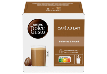 Kavos kapsulės NESCAFE DOLCE GUSTO CAFE AU LAIT, 160 g