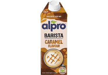 Oat and soy drink with calcium, vitamins, caramel flavor, 750 ml