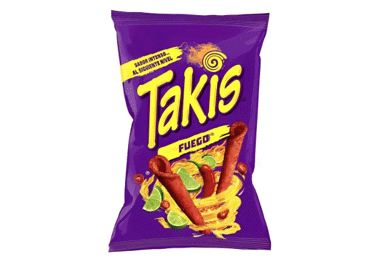 Kukurūzų traškučiai TAKIS FUEGO, 90 g
