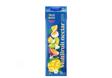 Įv. vaisių nektaras WELL DONE, TETRA PAK, 1 l