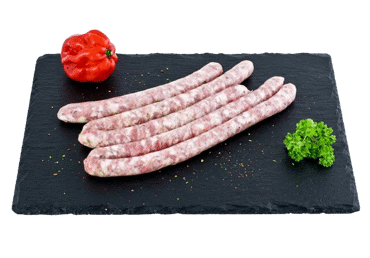 Fresh pork THIN sausages, chilled, 1 kg