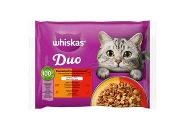 Консервированный корм для кошек WHISKAS 4x85G