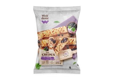 Lietiniai WELL DONE su juodųjų serbentų įdaru, 370 g