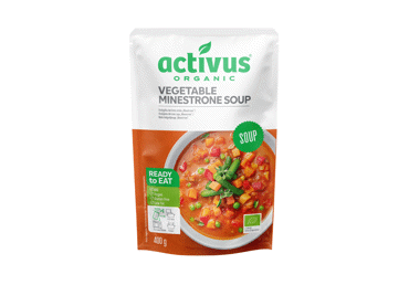 Ekologiška daržovių sriuba MINESTRONE ACTIVUS EKO, 400 g