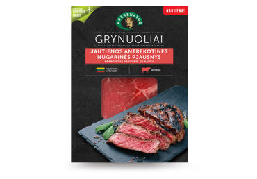 Brandintas jautienos antrekotas su kaulu GRYNUOLIAI, 260 g