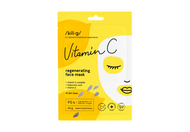 Sheet face mask KILIG VITAMIN C, 28 g