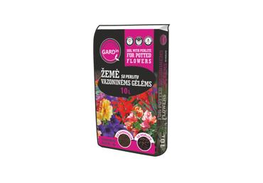 Žemė su perlitu vazoninėms gėlėms GARDIN, 10l