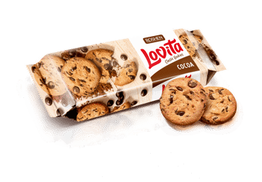 Печенье LOVITA ROSHEN с кусочками шоколада, 150 г