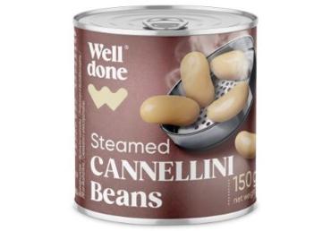 Garuose troškintos Canellini pupelės WELL DONE, 150 g