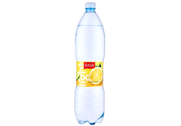 Gazuotas citrinų ir žaliųjų citrinų skonio vanduo RASA LIGHT, 1.5 l
