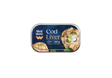 Menkių kepenėlės WELL DONE, 120 g