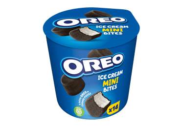 Valg.ledai OREO maži kąsnel.puodely 72g, 72 g