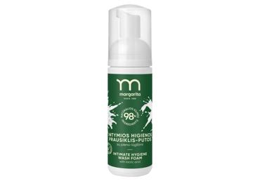 Intymios hig. prausiklis-putos MARGARITA su pieno rūgštimi, 150 ml