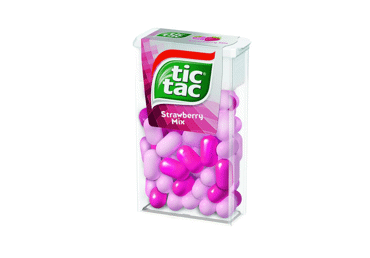 Saldainiai TIC TAC, braškių skonio, 18 g