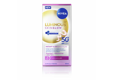 Daily Face Fluid with SPF50+ NIVEA INSTANT GLOW, 40 ml