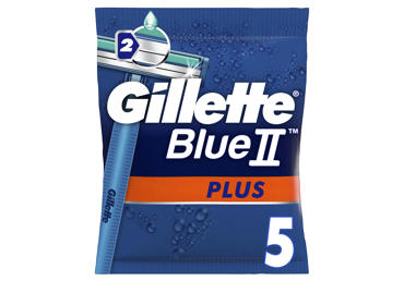 Vienkartiniai skustuvai GILLETTE BLUE II PLUS, 5 vnt.