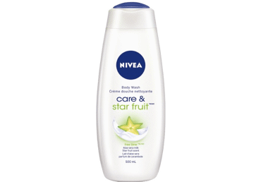 NIVEA Dušo želė CARE & STAR FRUIT, 500 ml