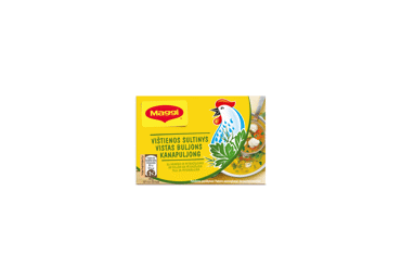 Vištienos sultinio kubeliai MAGGI su petražolėmis ir krapais, 80 g