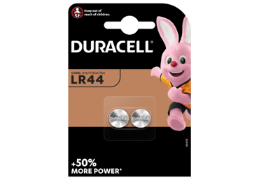 Elementai DURACELL LR44, 1,5 V, 2 vnt., 2 vnt.