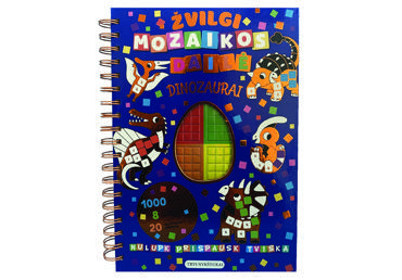 Book DINOSAURS. GLANCE MOSAIC ART