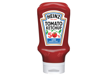 Kečupas HEINZ (su 50 % mažiau cukraus ir druskos už įprastą), 435 g