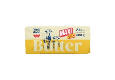 Sviestas WELL DONE, 82 % rieb., 500 g