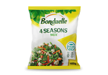 Šaldytas daržovių mišinys BONDUELLE 4 SEASONS MIX, 400 g