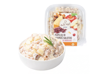Bean and bread salad with apples, 300 g