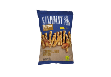 Прецельные полоски ELEPHANT, вкус карамелизированного лука, 80 г