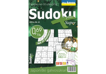 Žurnalas PRIE KAVOS. SUDOKU SUPER PLIUS, 1 vnt.
