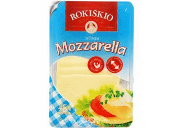ROKIŠKIO mocarela, 45 % rieb. s. m., 150 g