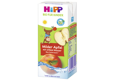 Organic apple juice HIPP with mineral water, 12+ months, 200 ml