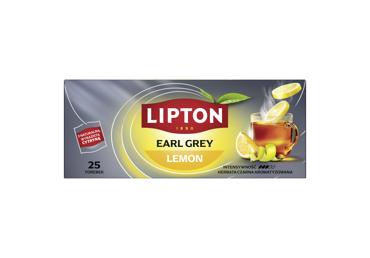 Aromat. juodoji arbata LIPTON EARL GREY LEMON su citr. žiev., 50 g