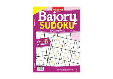 Žurnalas BAJORŲ SUDOKU, 1 vnt.