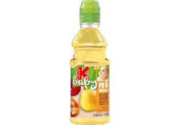 Obuolių, kriaušių sultys nuo 6 mėn.KUBUŠ BABY, 300 ml 