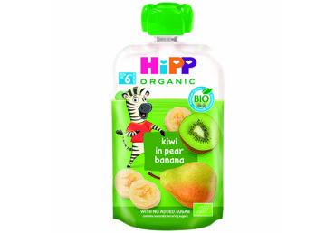 Ekologiška kriaušių, bananų ir kivių tyrelė HIPP nuo 6 mėn., 100 g